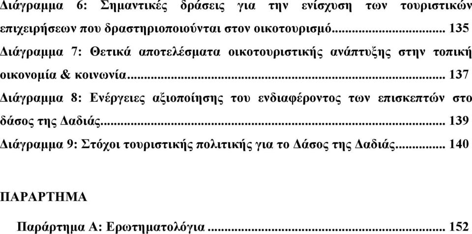 .. 135 Διάγραμμα 7: Θετικά αποτελέσματα οικοτουριστικής ανάπτυξης στην τοπική οικονομία & κοινωνία.