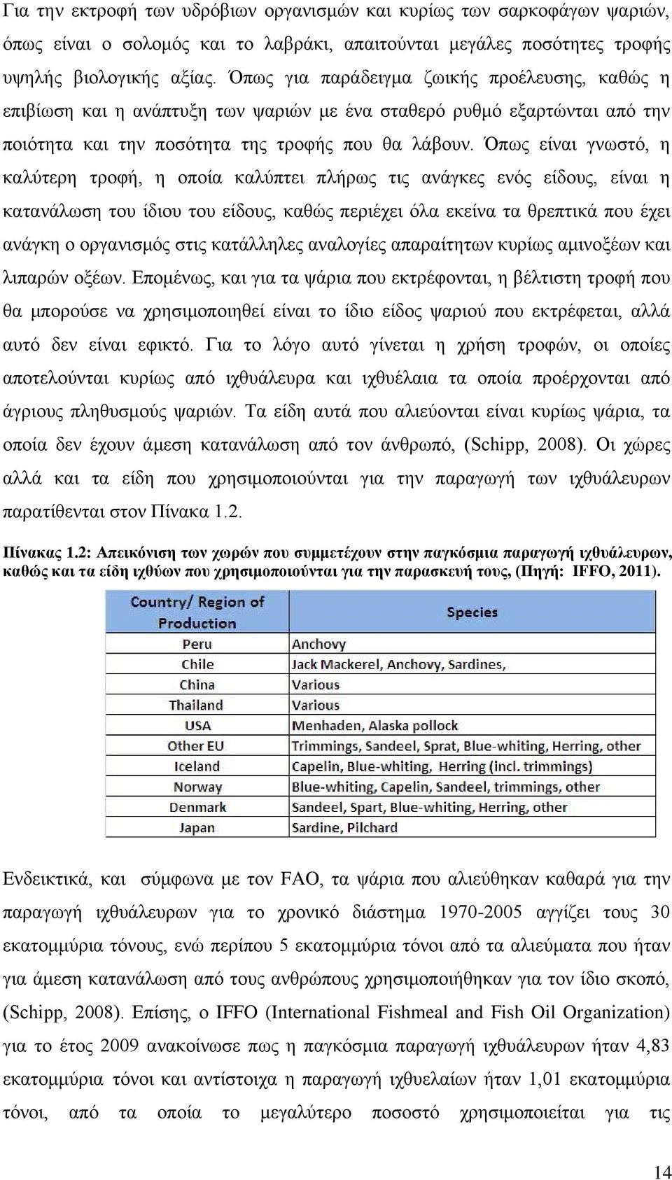 Όπως είναι γνωστό, η καλύτερη τροφή, η οποία καλύπτει πλήρως τις ανάγκες ενός είδους, είναι η κατανάλωση του ίδιου του είδους, καθώς περιέχει όλα εκείνα τα θρεπτικά που έχει ανάγκη ο οργανισμός στις