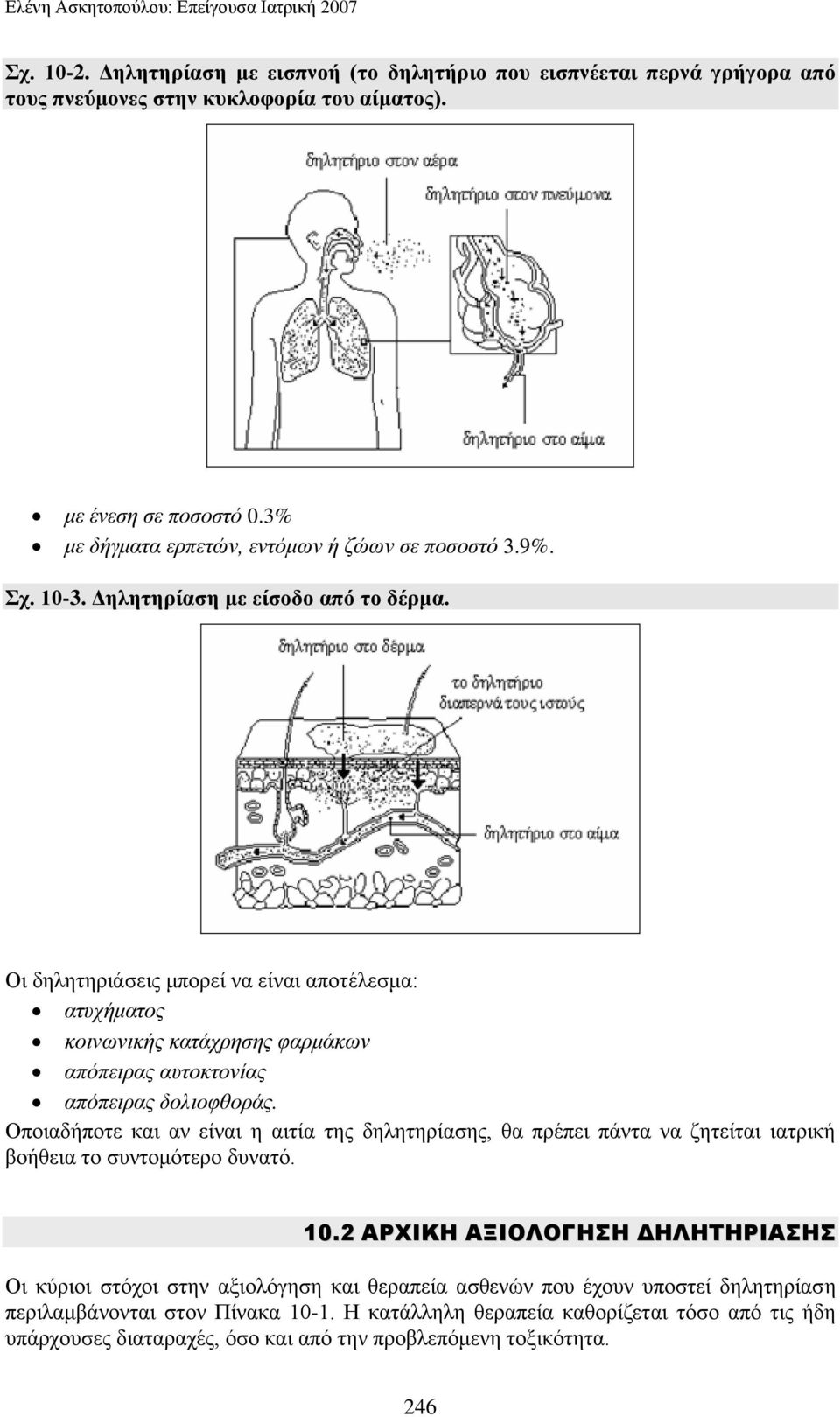 Οη δειεηεξηάζεηο κπνξεί λα είλαη απνηέιεζκα: αηπρήκαηνο θνηλσληθήο θαηάρξεζεο θαξκάθσλ απόπεηξαο απηνθηνλίαο απόπεηξαο δνιηνθζνξάο.