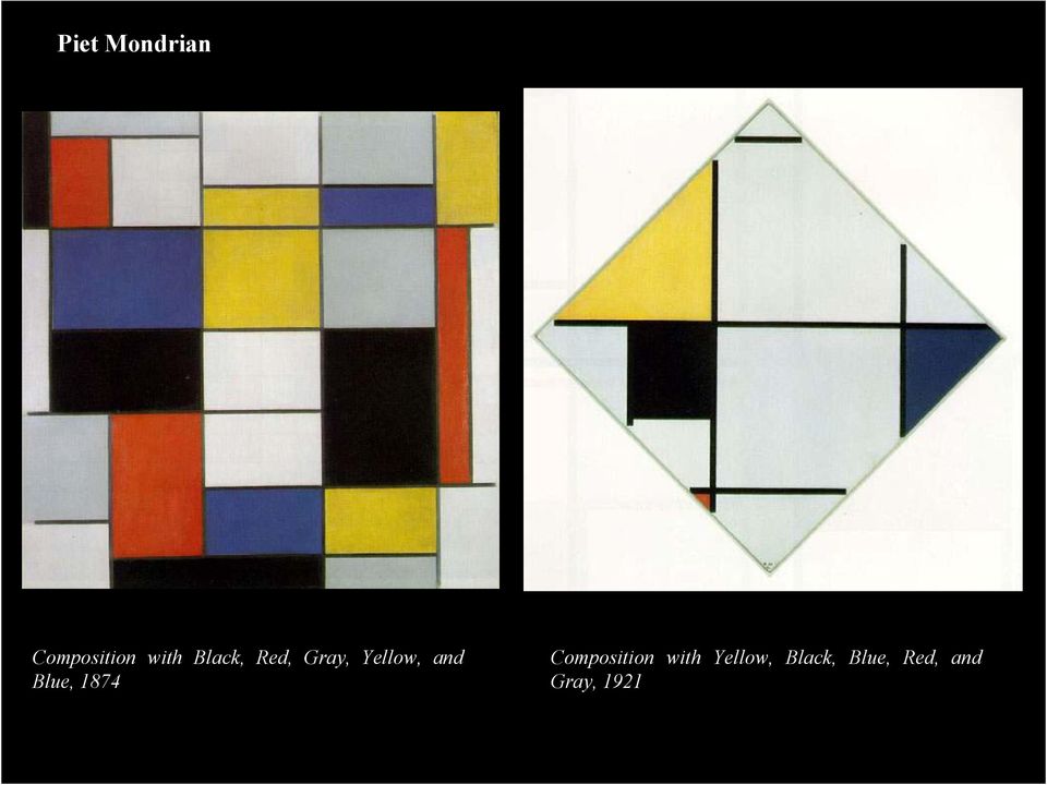 Blue, 1874 Composition with