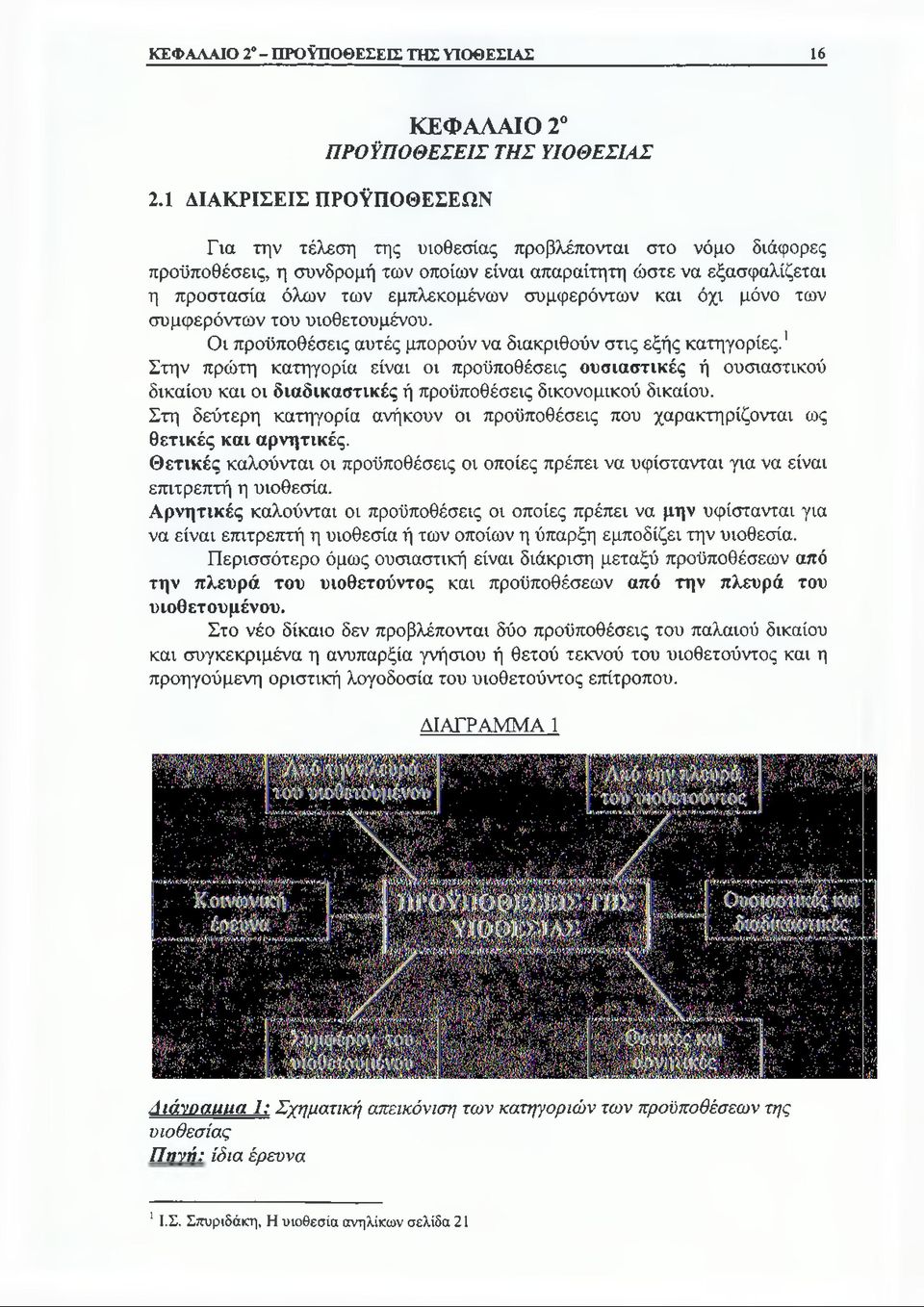 συμφερόντων και όχι μόνο των συμφερόντων του υιοθετουμένου. Οι προϋποθέσεις αυτές μπορούν να διακριθούν στις εξής κατηγορίες.