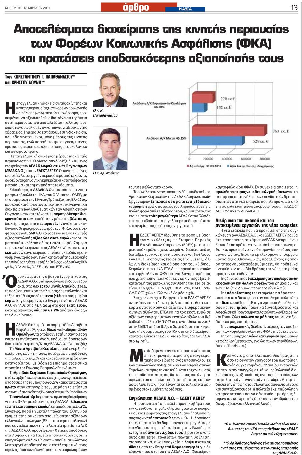 Σήμερα θα εστιάσουμε στη διαχείριση, που ήδη γίνεται, ενός μόνο μέρους της κινητής περιουσίας, ενώ παραθέτουμε συγκεκριμένες προτάσεις περαιτέρω αξιοποίησης με ορθολογικό και σύγχρονο τρόπο.