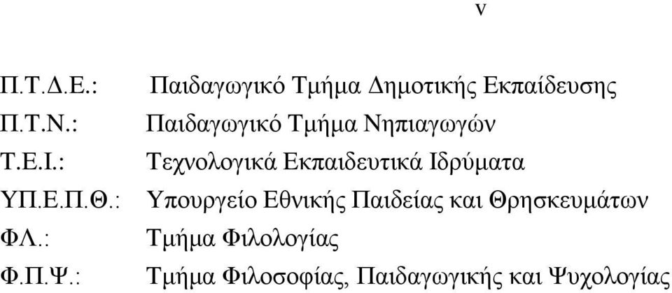 : Tερλνινγηθά Eθπαηδεπηηθά Iδξύκαηα YΠ.E.Π.Θ.