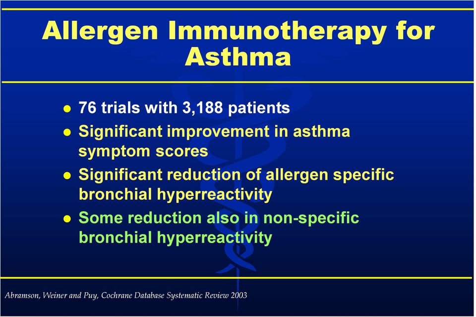 specific bronchial hyperreactivity Some reduction also in non-specific