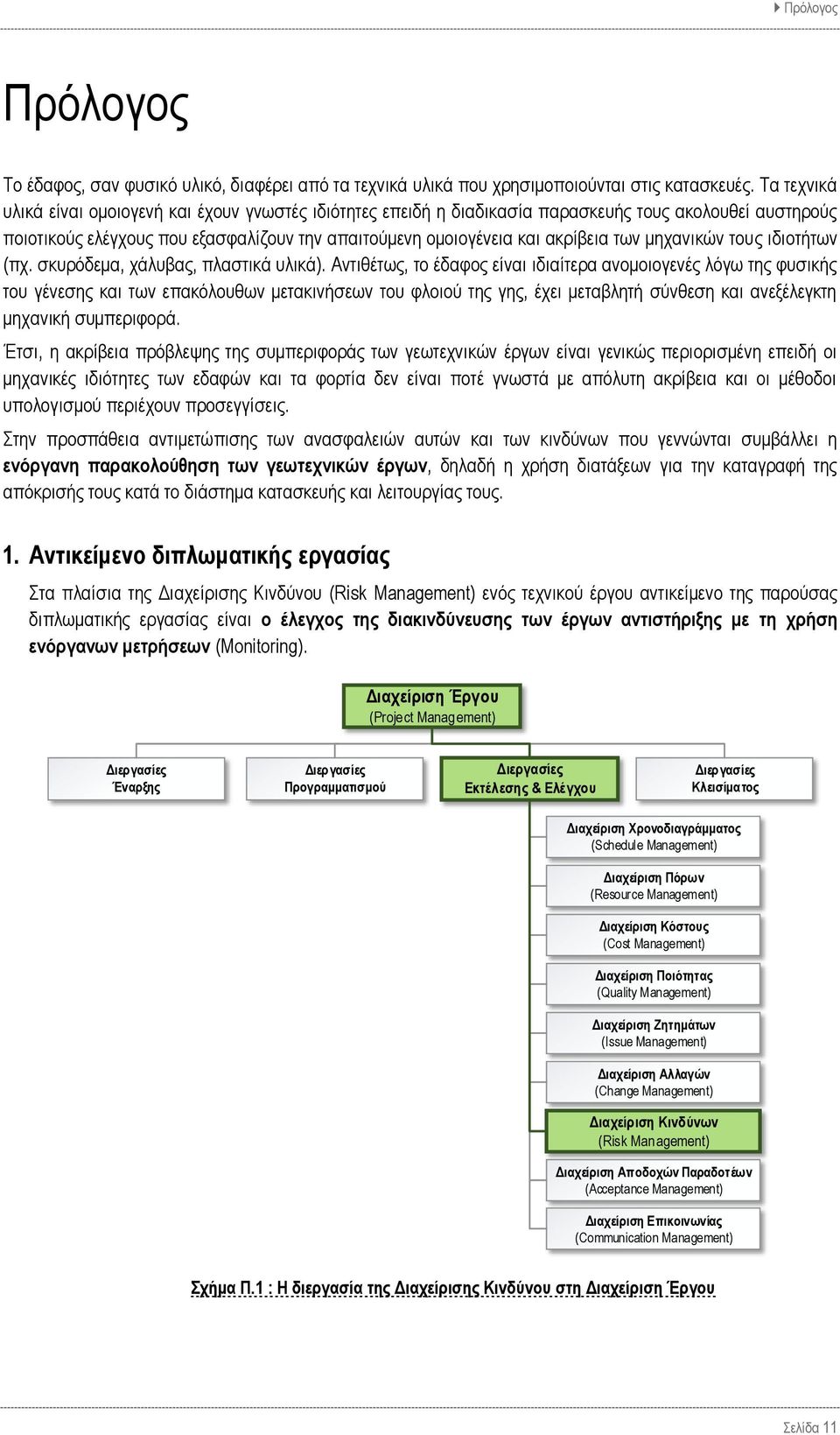 μηχανικών τους ιδιοτήτων (πχ. σκυρόδεμα, χάλυβας, πλαστικά υλικά).