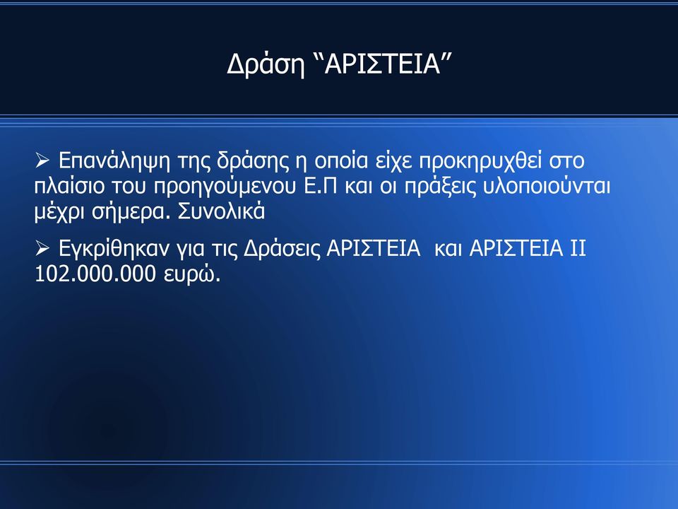 Π και οι πράξεις υλοποιούνται μέχρι σήμερα.