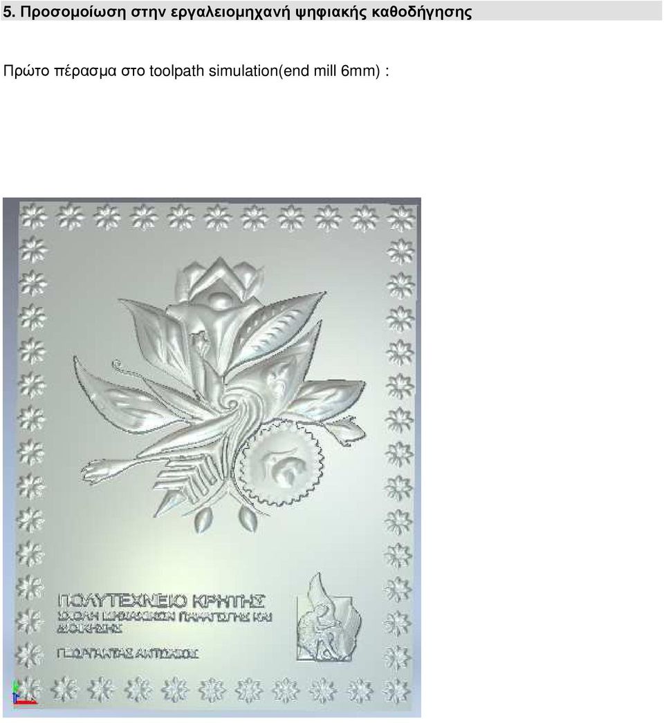 καθοδήγησης Πρώτο πέρασµα