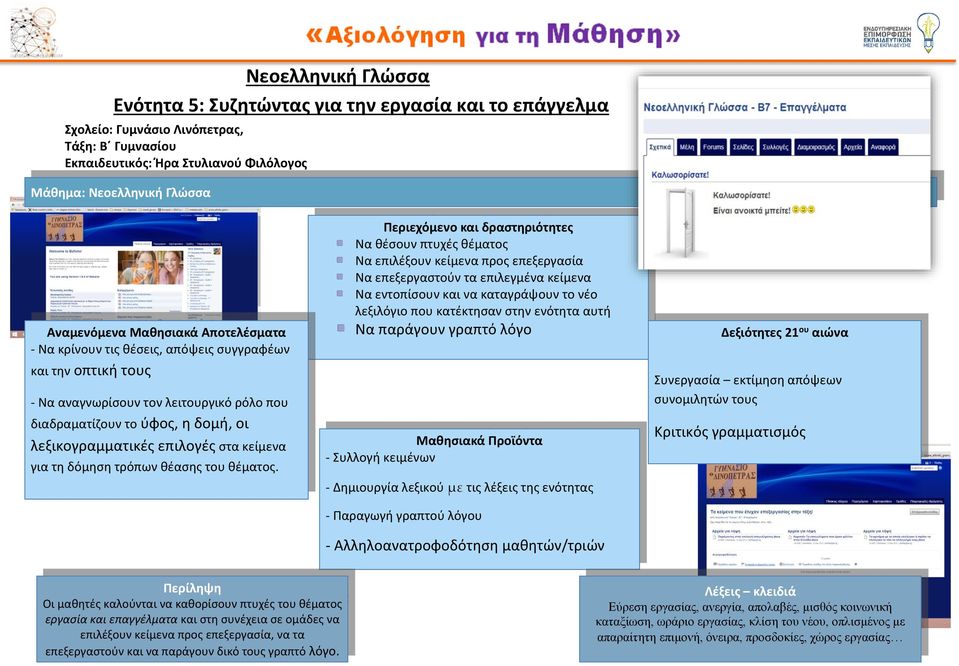 Πρχόμν δρσρός Ν θέσυν πυχές θέμς Ν πλέξυν ίμν πρς πξργσί Ν πξργσύν πλγμέν ίμν Ν νπίσυν ν γράψυν νέ λξλόγ πυ έσν σν νό υή Ν πράγυν γρπό λόγ Μθσά Πρϊόν - Συλλγή μένων - Δμυργί λξύ μ ς λέξς ς νός -