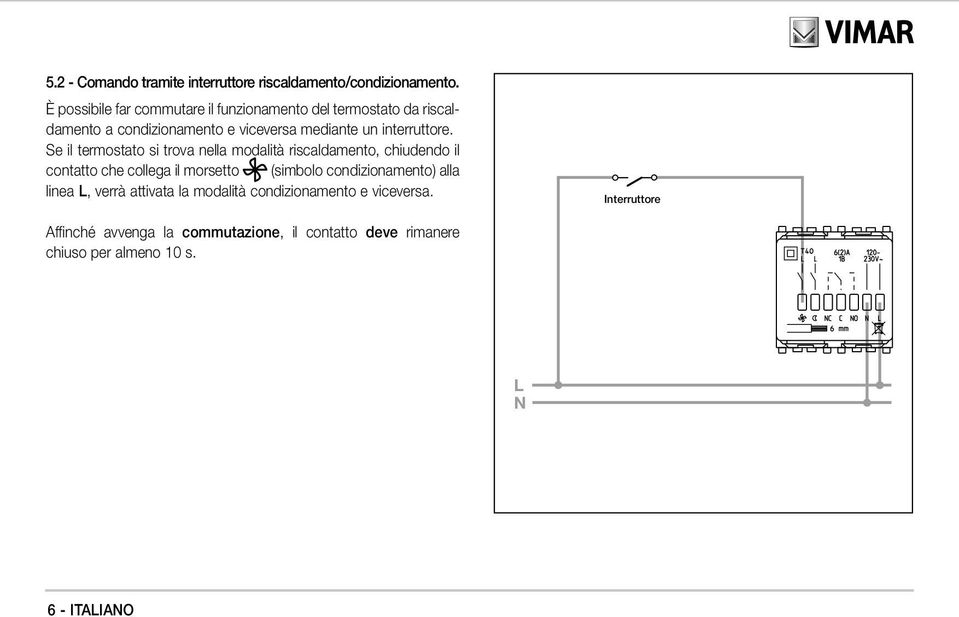 interruttore.