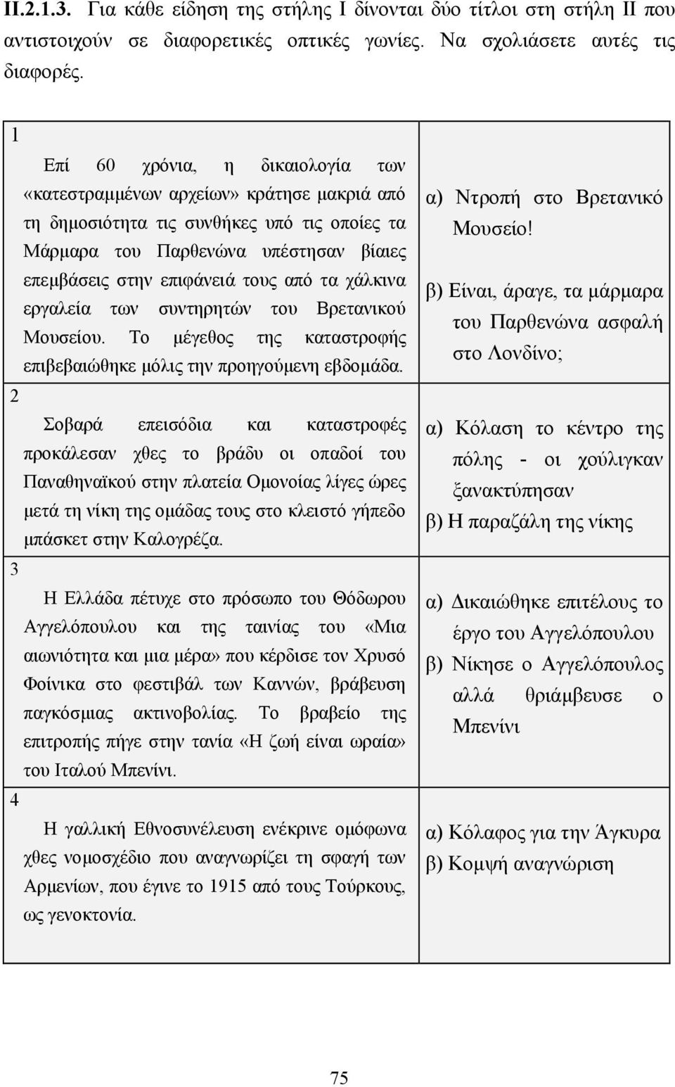 τα χάλκινα εργαλεία των συντηρητών του Βρετανικού Μουσείου. Το µέγεθος της καταστροφής επιβεβαιώθηκε µόλις την προηγούµενη εβδοµάδα.