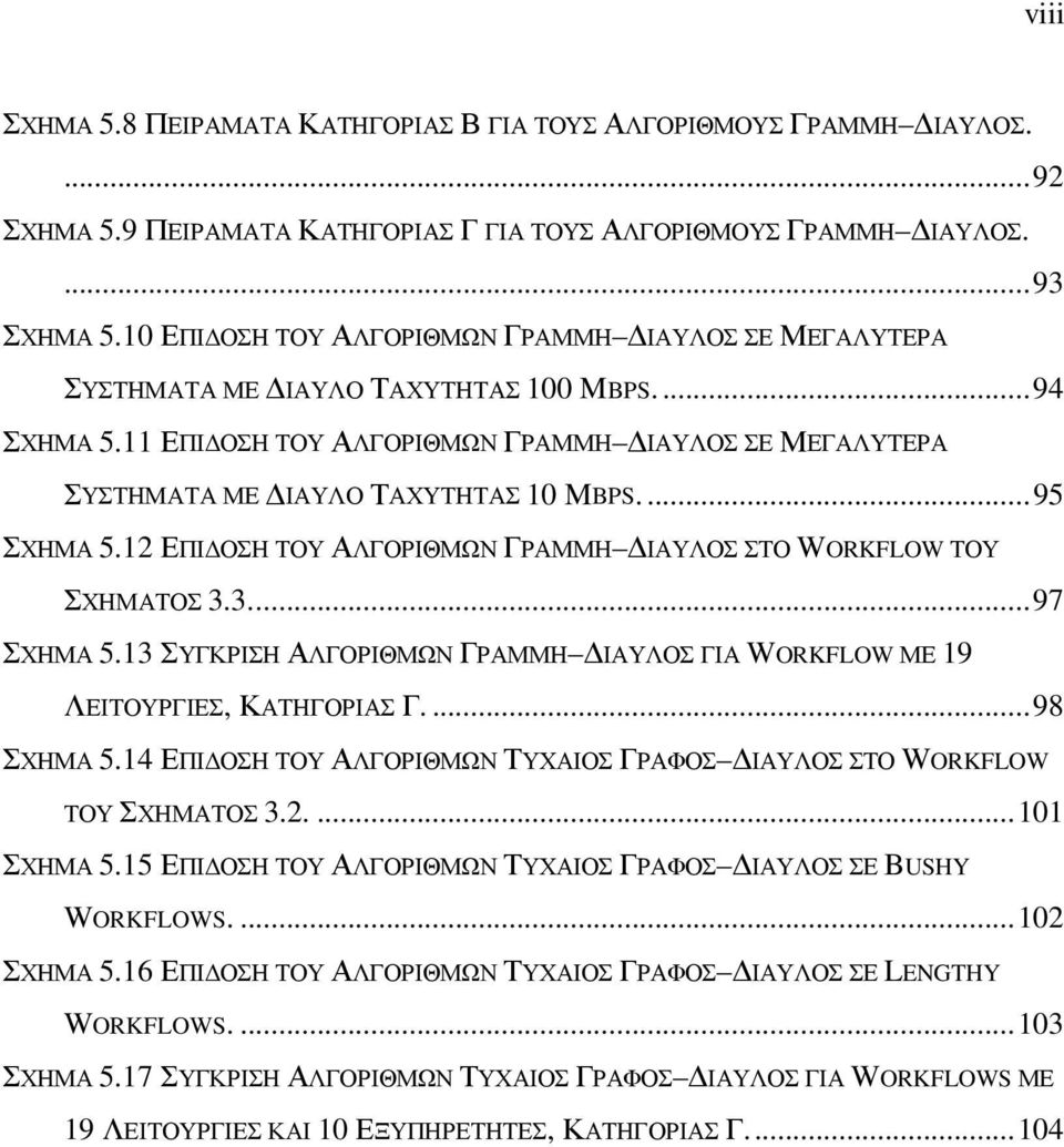 ...95 ΣΧΗΜΑ 5.12 ΕΠΙ ΟΣΗ ΤΟΥ ΑΛΓΟΡΙΘΜΩΝ ΓΡΑΜΜΗ ΙΑΥΛΟΣ ΣΤΟ WORKFLOW ΤΟΥ ΣΧΗΜΑΤΟΣ 3.3...97 ΣΧΗΜΑ 5.13 ΣΥΓΚΡΙΣΗ ΑΛΓΟΡΙΘΜΩΝ ΓΡΑΜΜΗ ΙΑΥΛΟΣ ΓΙΑ WORKFLOW ΜΕ 19 ΛΕΙΤΟΥΡΓΙΕΣ, ΚΑΤΗΓΟΡΙΑΣ Γ....98 ΣΧΗΜΑ 5.
