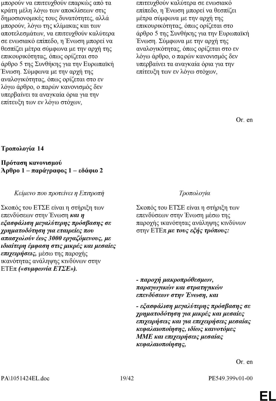 Σύμφωνα με την αρχή της αναλογικότητας, όπως ορίζεται στο εν λόγω άρθρο, ο παρών κανονισμός δεν υπερβαίνει τα αναγκαία όρια για την επίτευξη των εν λόγω στόχων, επιτευχθούν καλύτερα σε ενωσιακό 