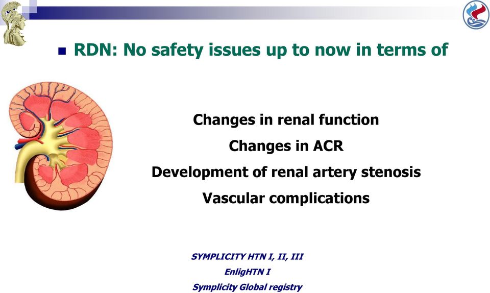 renal artery stenosis Vascular complications