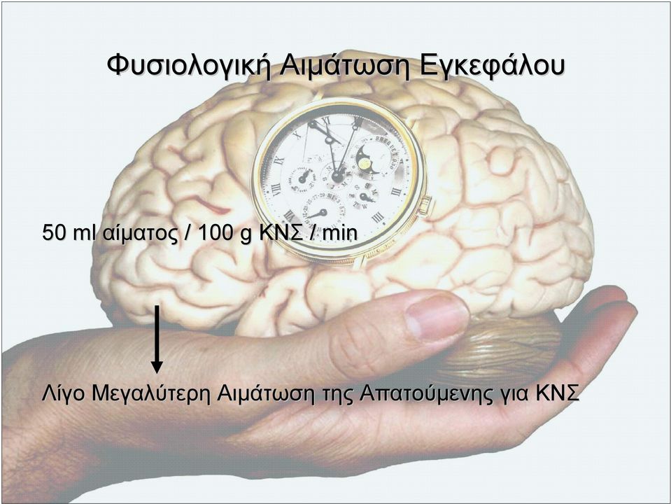 100 g ΚΝΣ / min Λίγο