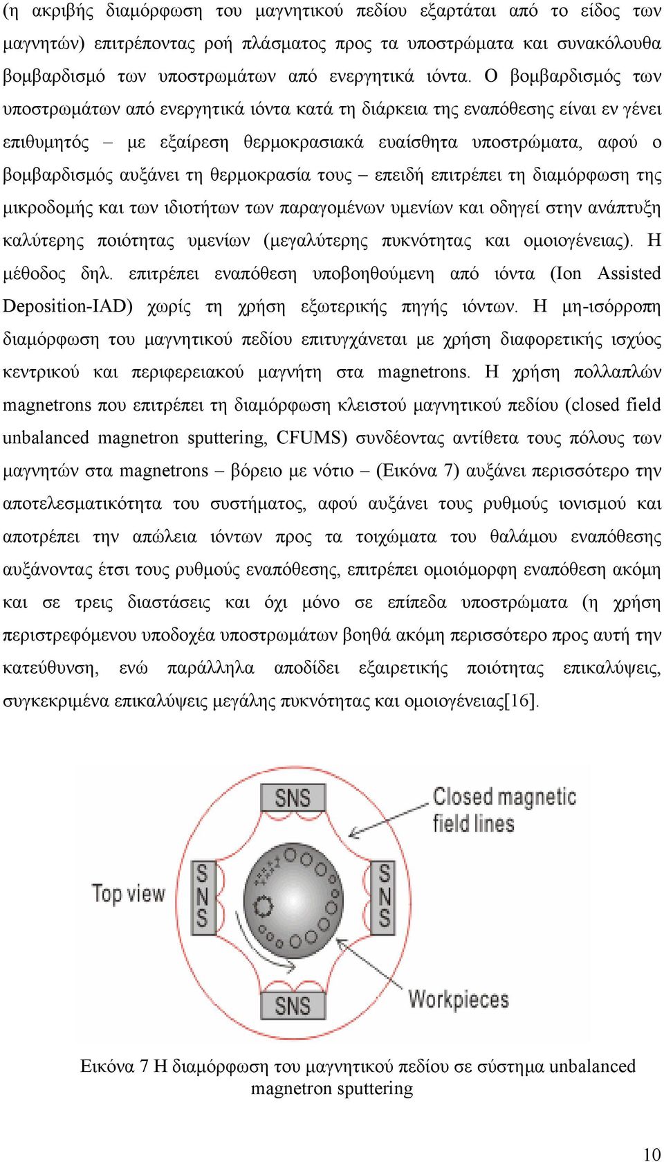 θερμοκρασία τους επειδή επιτρέπει τη διαμόρφωση της μικροδομής και των ιδιοτήτων των παραγομένων υμενίων και οδηγεί στην ανάπτυξη καλύτερης ποιότητας υμενίων (μεγαλύτερης πυκνότητας και ομοιογένειας).