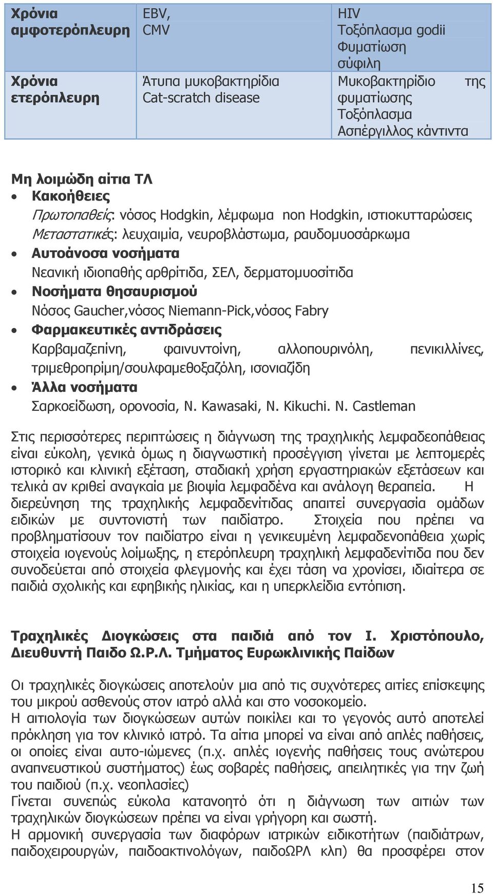 ΣΕΛ, δερματομυοσίτιδα Νοσήματα θησαυρισμού Νόσος Gaucher,νόσος Niemann-Pick,νόσος Fabry Φαρμακευτικές αντιδράσεις Καρβαμαζεπίνη, φαινυντοίνη, αλλοπουρινόλη, πενικιλλίνες,