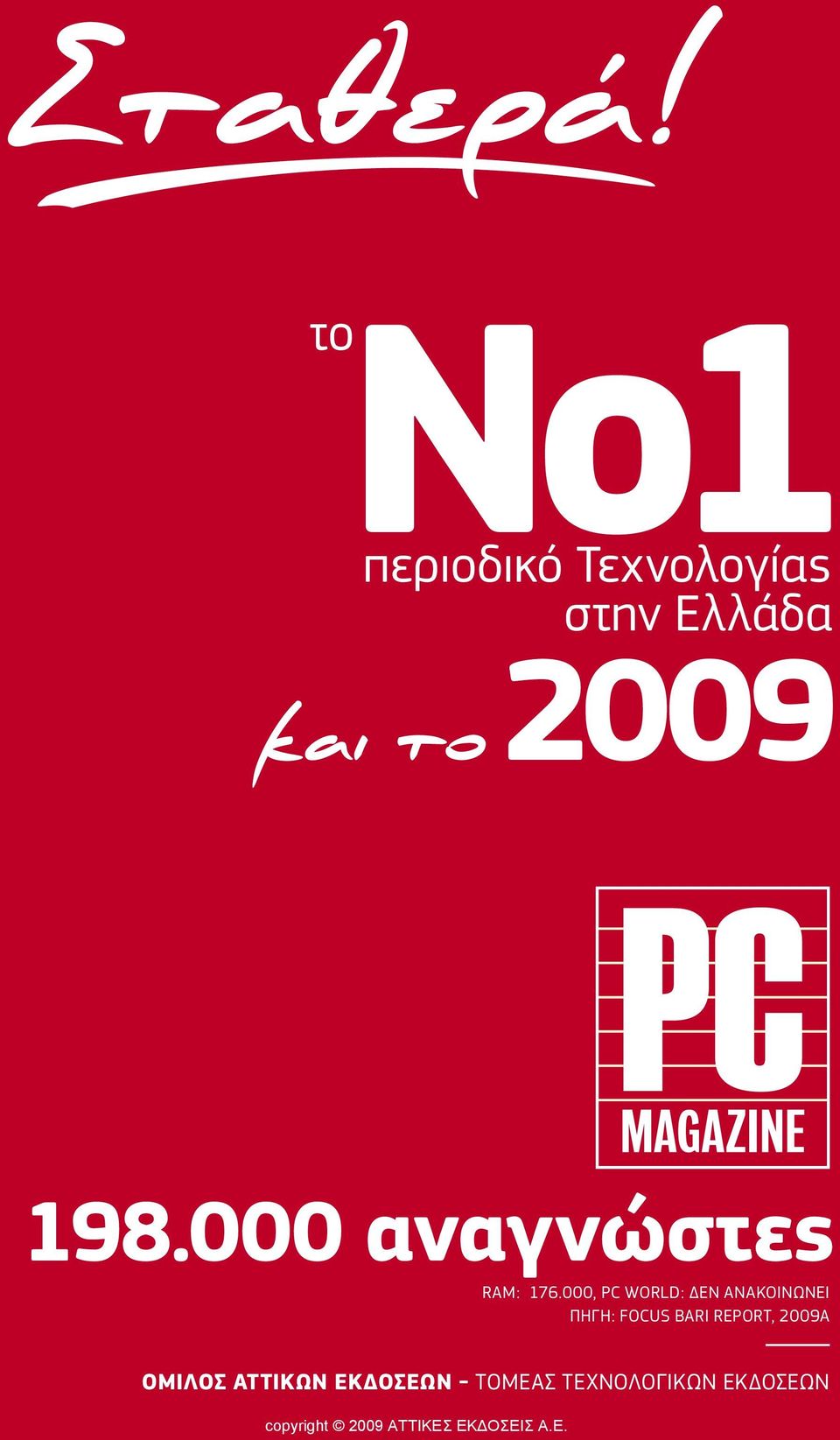 2009 198.000 αναγνώστες RAM: 176.