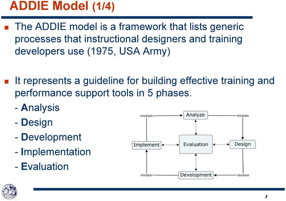 represents a guideline for building effective training and performance support