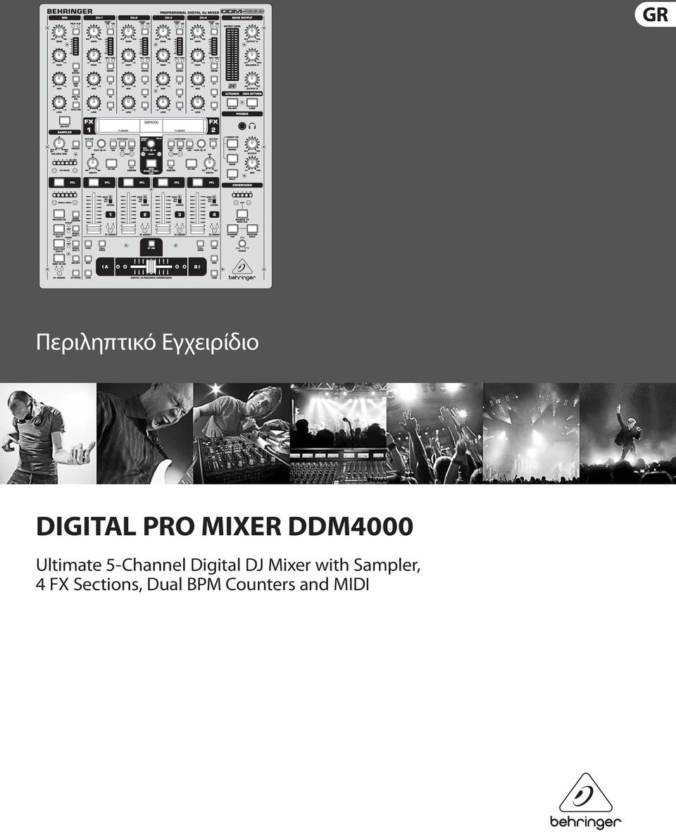 Digital DJ Mixer with Sampler, 4