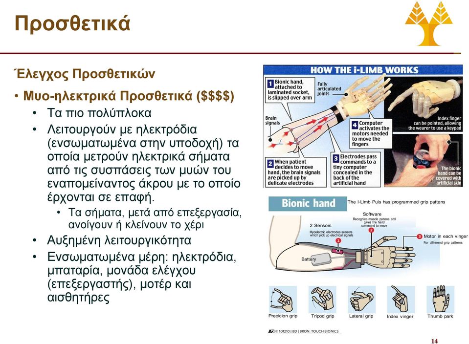 άκρου με το οποίο έρχονται σε επαφή.