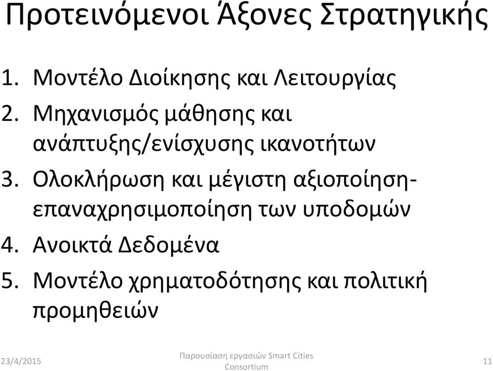 Μηχανισμός μάθησης και ανάπτυξης/ενίσχυσης ικανοτήτων 3.