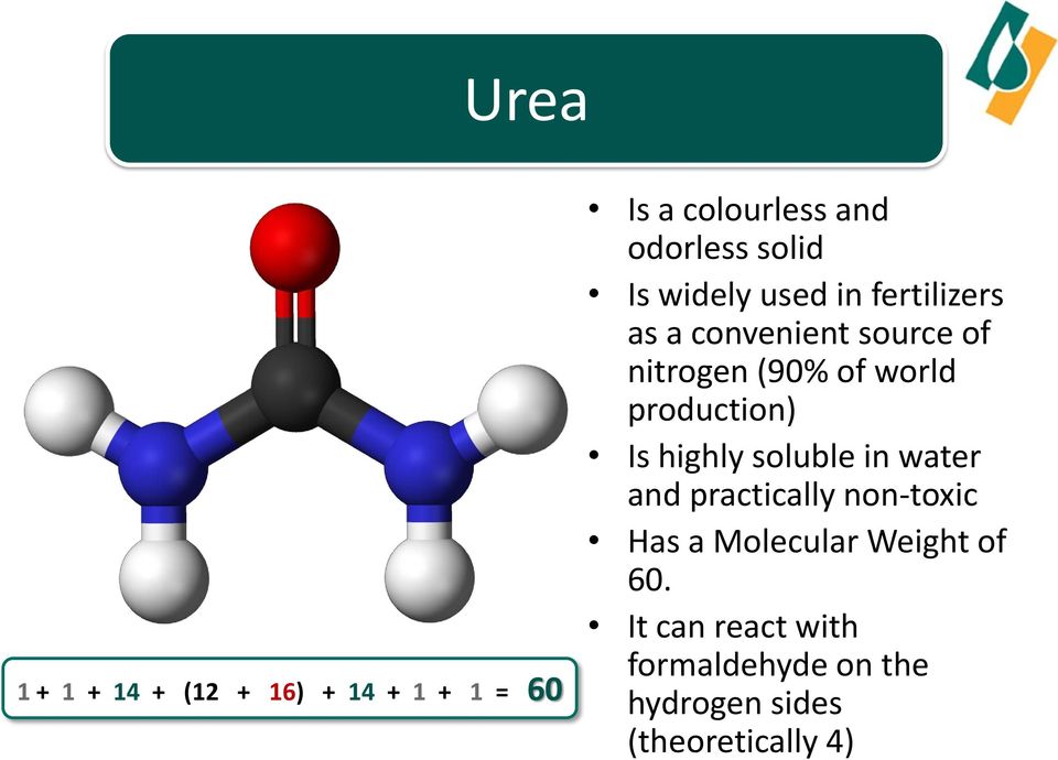 production) Is highly soluble in water and practically non-toxic Has a Molecular