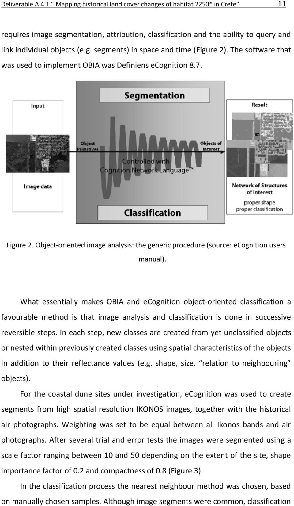 What essentially makes OBIA and ecognition object-oriented classification a favourable method is that image analysis and classification is done in successive reversible steps.