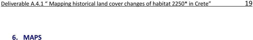 land cover changes of