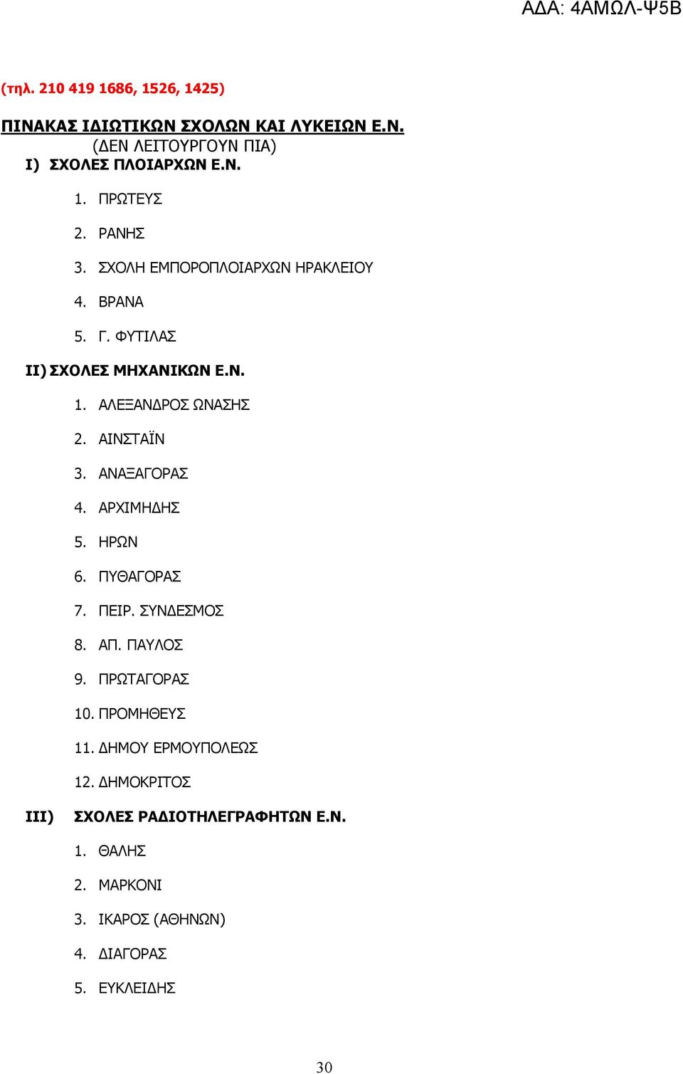 ΑΝΑΞΑΓΟΡΑΣ 4. ΑΡΧΙΜΗ ΗΣ 5. ΗΡΩΝ 6. ΠΥΘΑΓΟΡΑΣ 7. ΠΕΙΡ. ΣΥΝ ΕΣΜΟΣ 8. ΑΠ. ΠΑΥΛΟΣ 9. ΠΡΩΤΑΓΟΡΑΣ 10. ΠΡΟΜΗΘΕΥΣ 11.