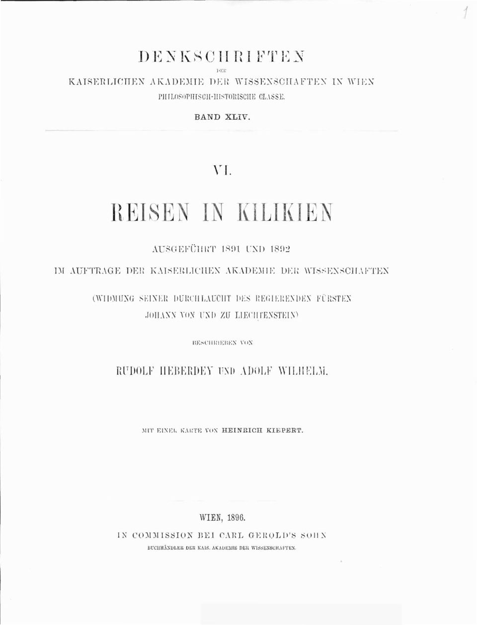 ) 1802 IM AUFTRAGE DER KAISERLICHEN AKADEMIE DER WISSENSCHAFTEN (AVIDMUNG SKINUR DÜRCHLAUCHT 1)KS lieglerenden FERSTKN