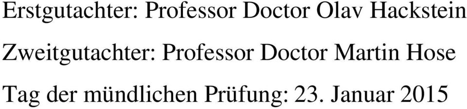 Professor Doctor Martin Hose Tag