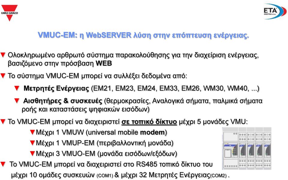 (EM21, EM23, EM24, EM33, EM26, WM30, WM40,.