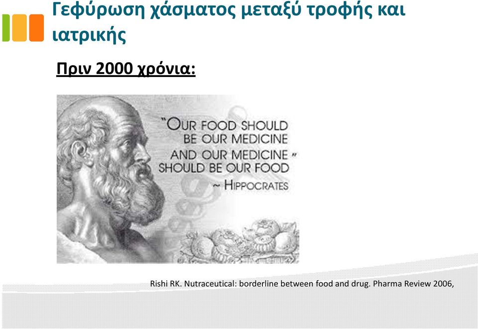 Nutraceutical: borderline between