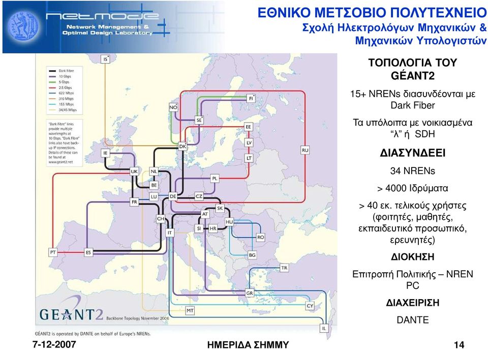 τελικούς χρήστες (φοιτητές, µαθητές, εκπαιδευτικό προσωπικό, ερευνητές)