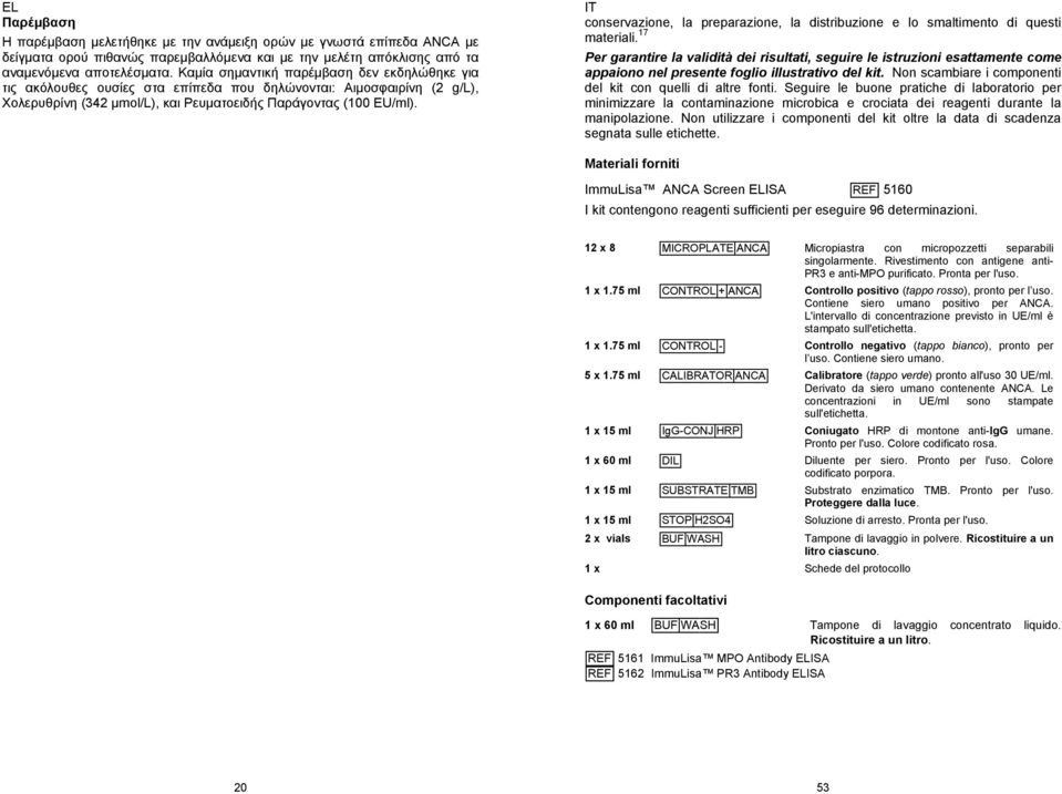 IT conservazione, la preparazione, la distribuzione e lo smaltimento di questi materiali.