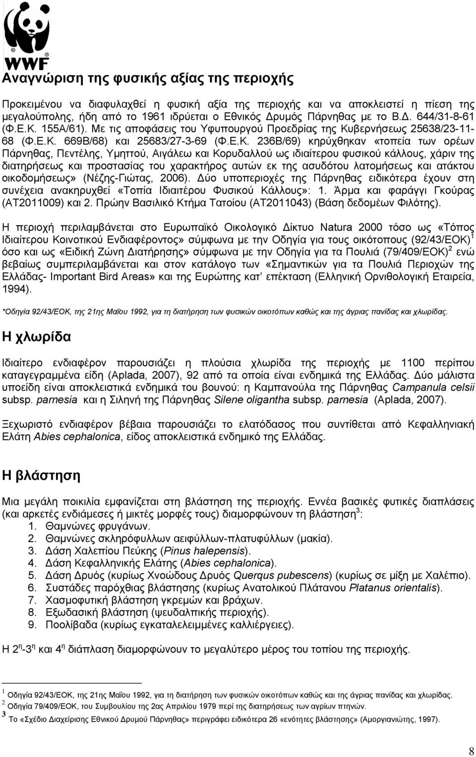 155Α/61). Με τις αποφάσεις του Υφυπουργού Προεδρίας της Κυ