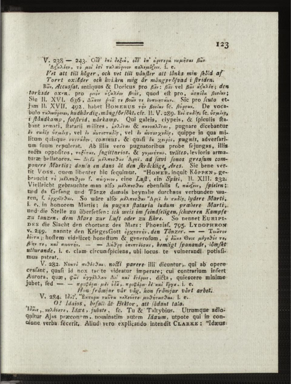 636, Axnos / \>a τι βοων τι ιυποιητΰωι. Sic pro fcuto etjim Ih XVII. 492. habet H o m e r u s t>?v βοι/uv fc. βΰξτχν. De vocabulo ταλαντ/νον, hudhår dig, mängf år (åkt, cfr. 11. V. 289 E»* fc.