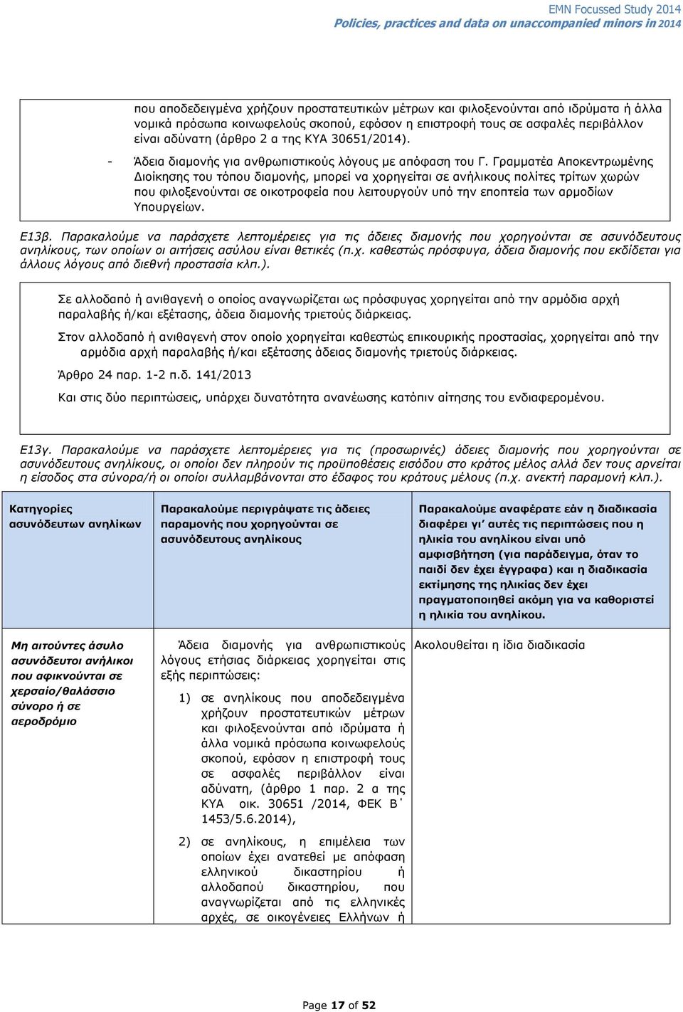 Γξακκαηέα Απνθεληξσκέλεο Γηνίθεζεο ηνπ ηφπνπ δηακνλήο, κπνξεί λα ρνξεγείηαη ζε αλήιηθνπο πνιίηεο ηξίησλ ρσξψλ πνπ θηινμελνχληαη ζε νηθνηξνθεία πνπ ιεηηνπξγνχλ ππφ ηελ επνπηεία ησλ αξκνδίσλ Τπνπξγείσλ.