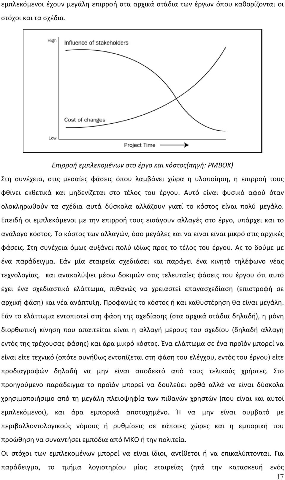 Αυτό είναι φυσικό αφού όταν ολοκληρωθούν τα σχέδια αυτά δύσκολα αλλάζουν γιατί το κόστος είναι πολύ μεγάλο.