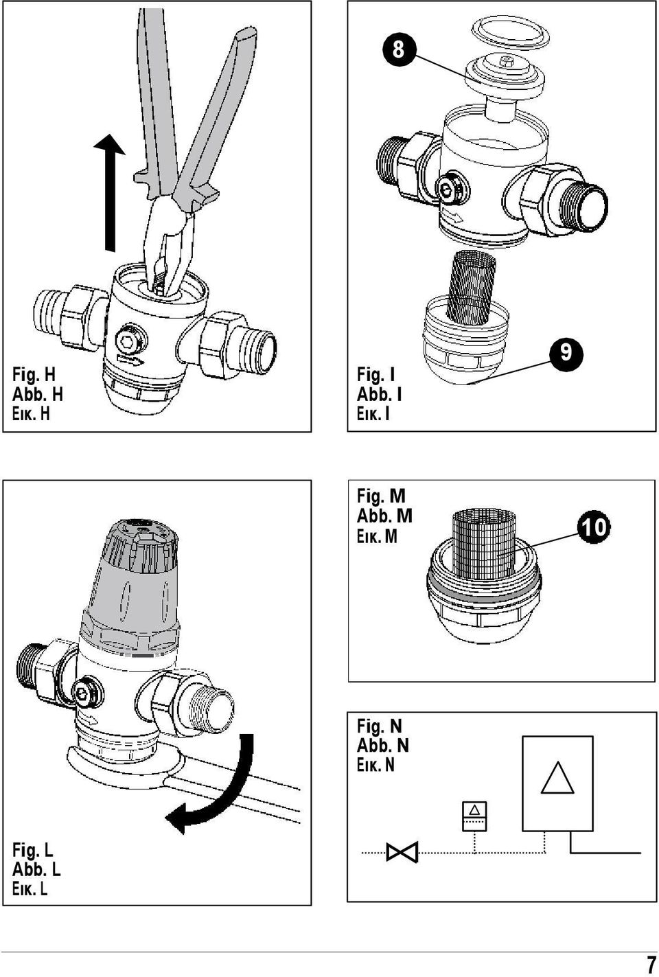 M Εικ. M 10 Fig. N Abb.