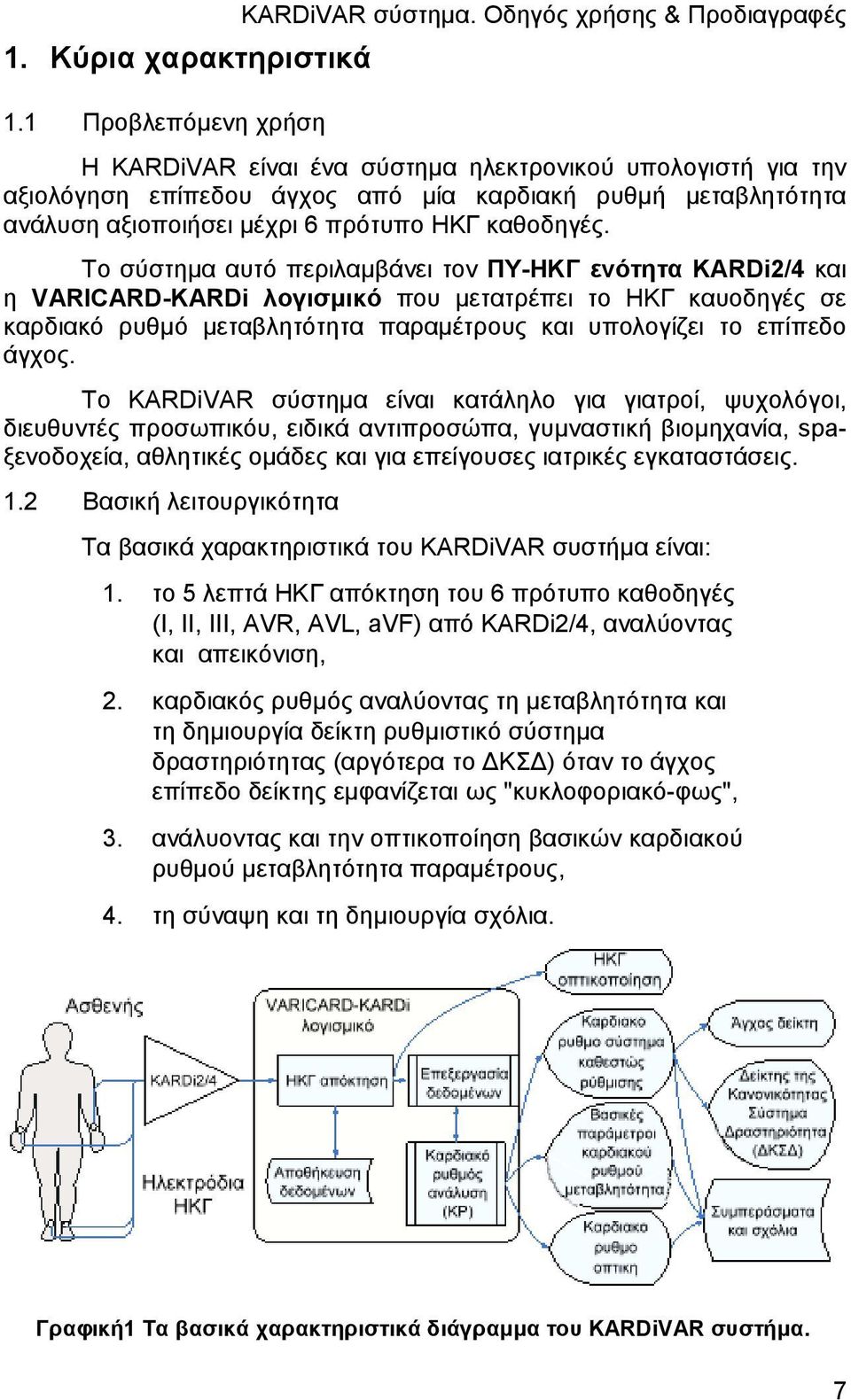 Το σύστημα αυτό περιλαμβάνει τον ΠΥ-ΗΚΓ ενότητα KARDi2/4 και η VARICARD-KARDi λογισμικό που μετατρέπει το ΗΚΓ καυοδηγές σε καρδιακό ρυθμό μεταβλητότητα παραμέτρους και υπολογίζει το επίπεδο άγχος.