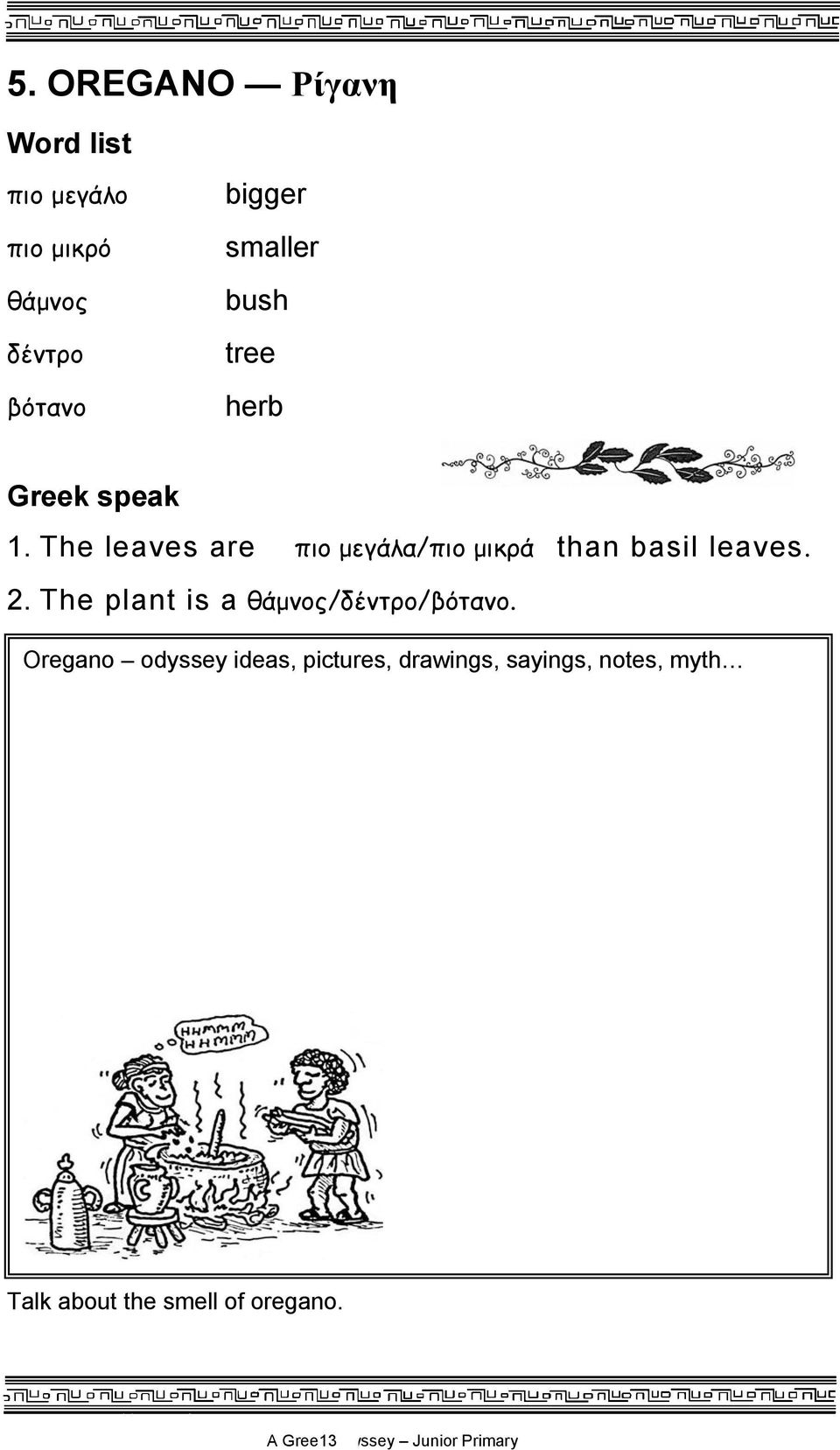 The plant is a θάμνος/δέντρο/βότανο.