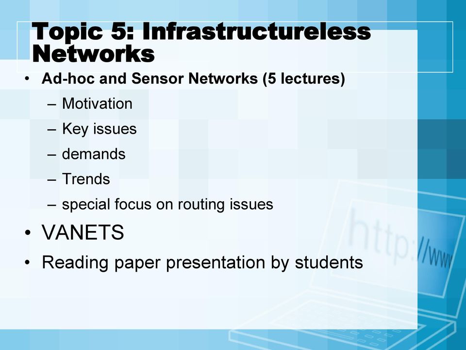 issues demands Trends special focus on routing