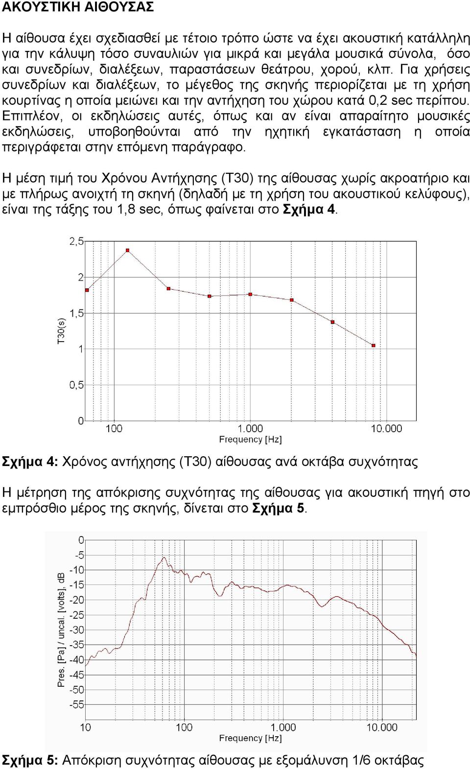 Επιπλέον, οι εκδηλώσεις αυτές, όπως και αν είναι απαραίτητο μουσικές εκδηλώσεις, υποβοηθούνται από την ηχητική εγκατάσταση η οποία περιγράφεται στην επόμενη παράγραφο.