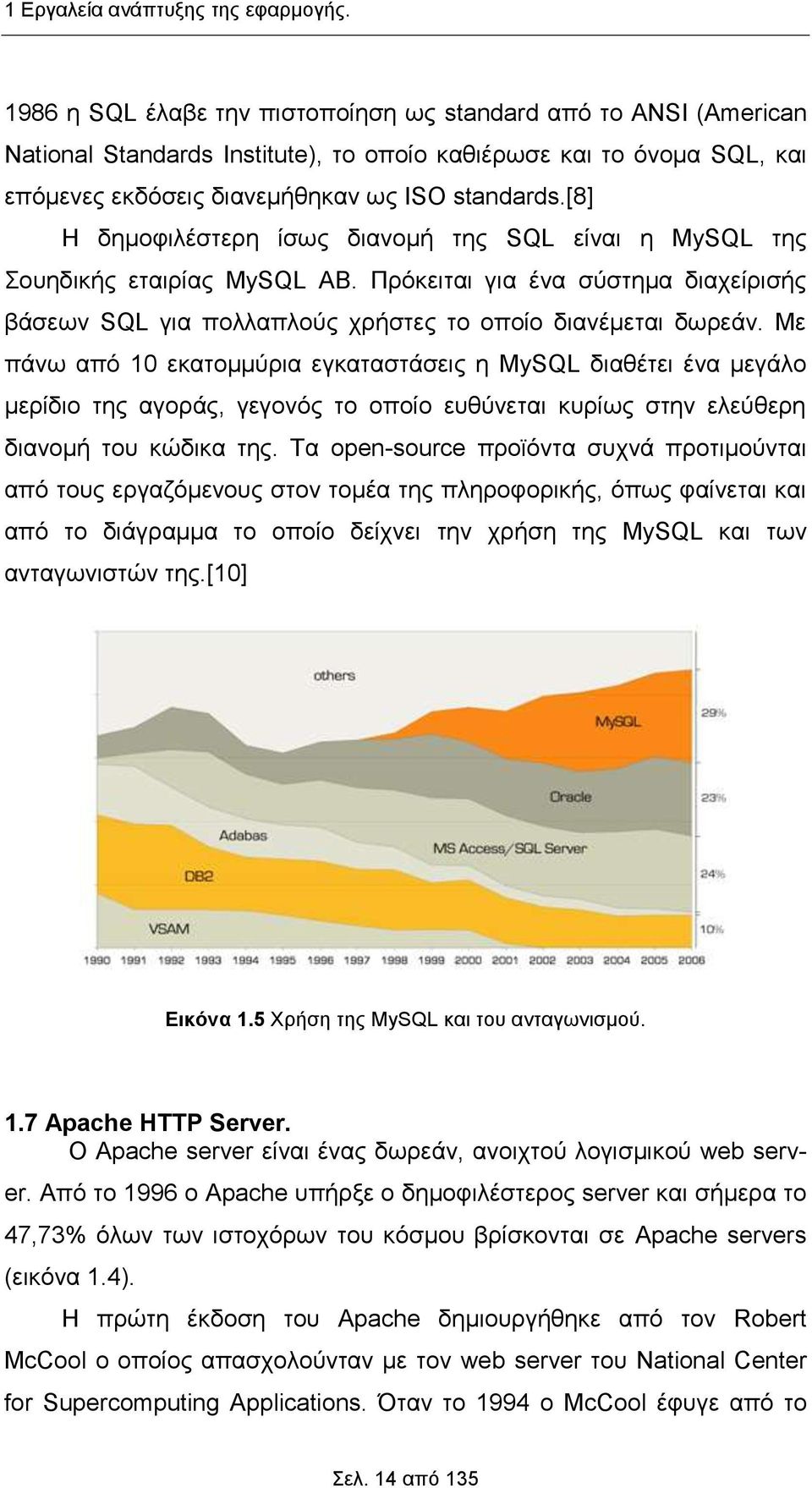 [8] Η δημοφιλέστερη ίσως διανομή της SQL είναι η MySQL της Σουηδικής εταιρίας MySQL AB. Πρόκειται για ένα σύστημα διαχείρισής βάσεων SQL για πολλαπλούς χρήστες το οποίο διανέμεται δωρεάν.