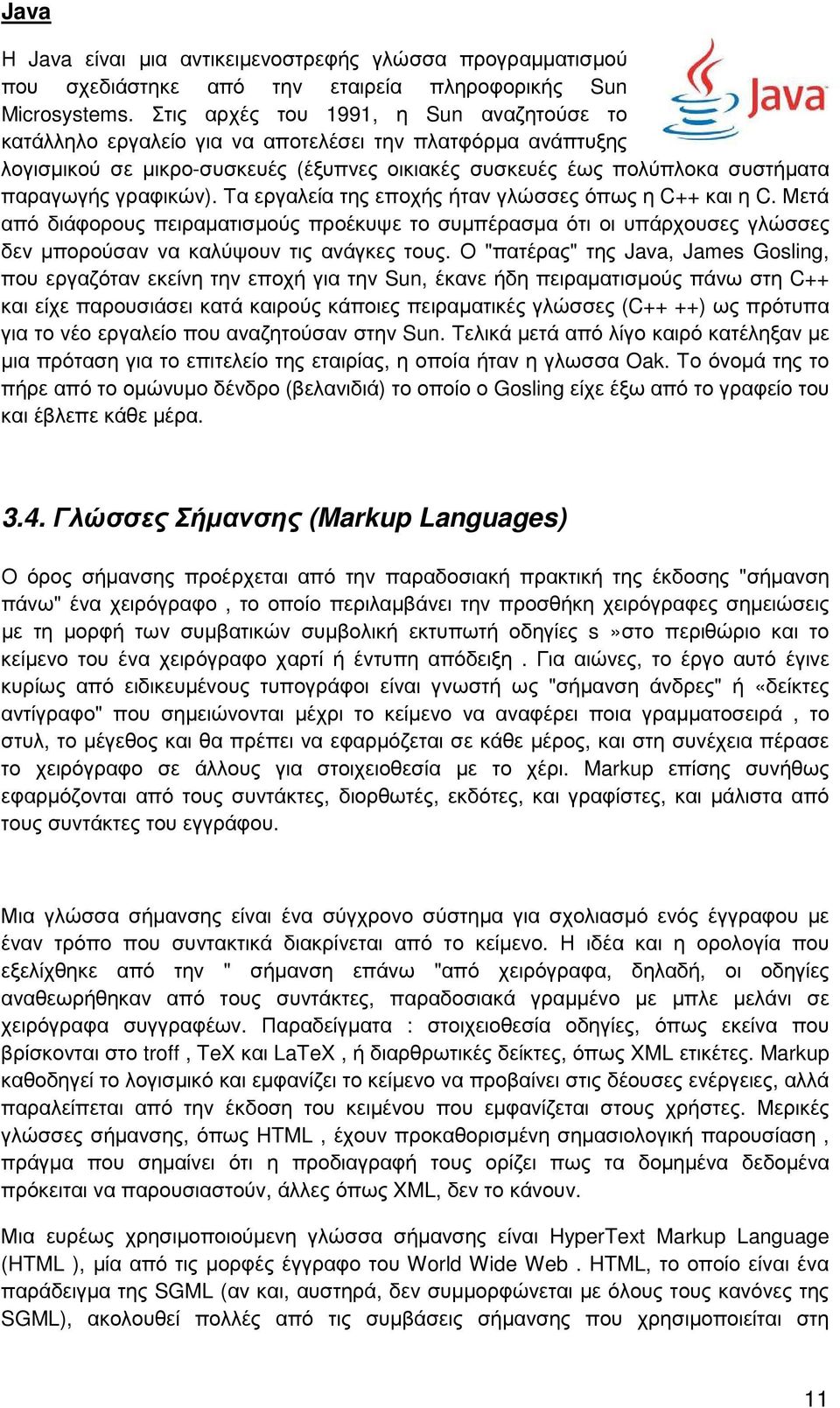 γραφικών). Τα εργαλεία της εποχής ήταν γλώσσες όπως η C++ και η C. Μετά από διάφορους πειραµατισµούς προέκυψε το συµπέρασµα ότι οι υπάρχουσες γλώσσες δεν µπορούσαν να καλύψουν τις ανάγκες τους.