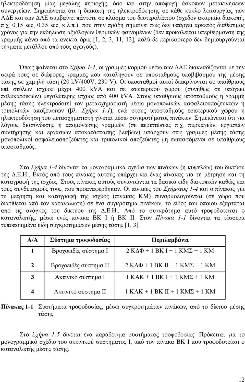 της ηλεκτρδότησης σε κάε κύκλ λειτυργίας των ΑΔΕ και των ΔΑΕ συμβαίνει πά