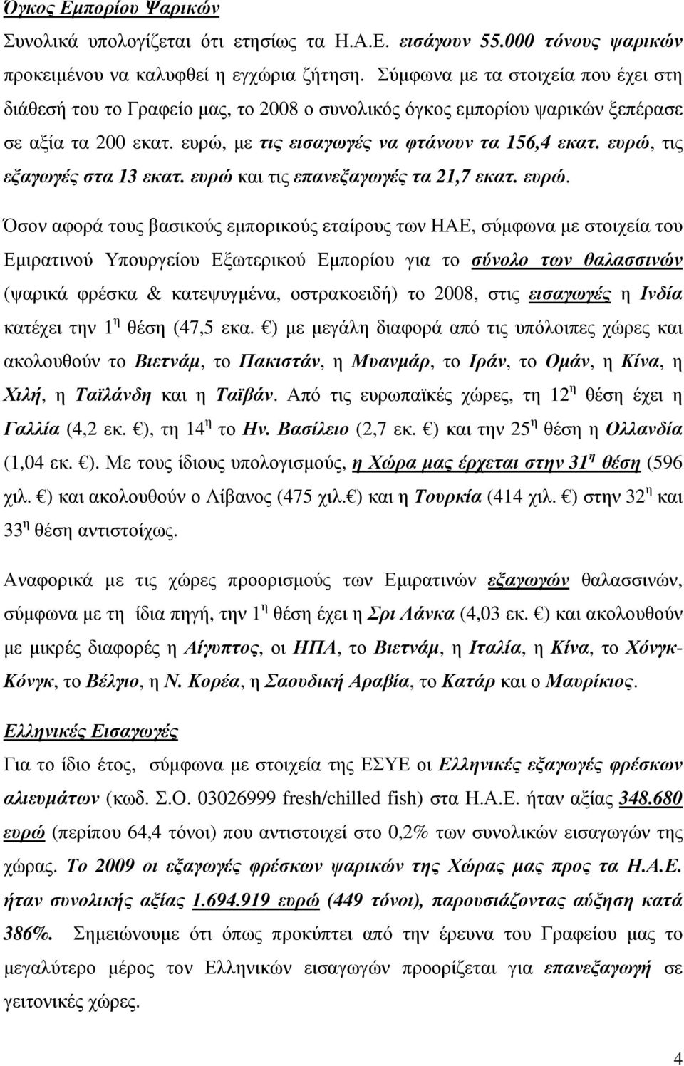 ευρώ, τις εξαγωγές στα 13 εκατ. ευρώ 