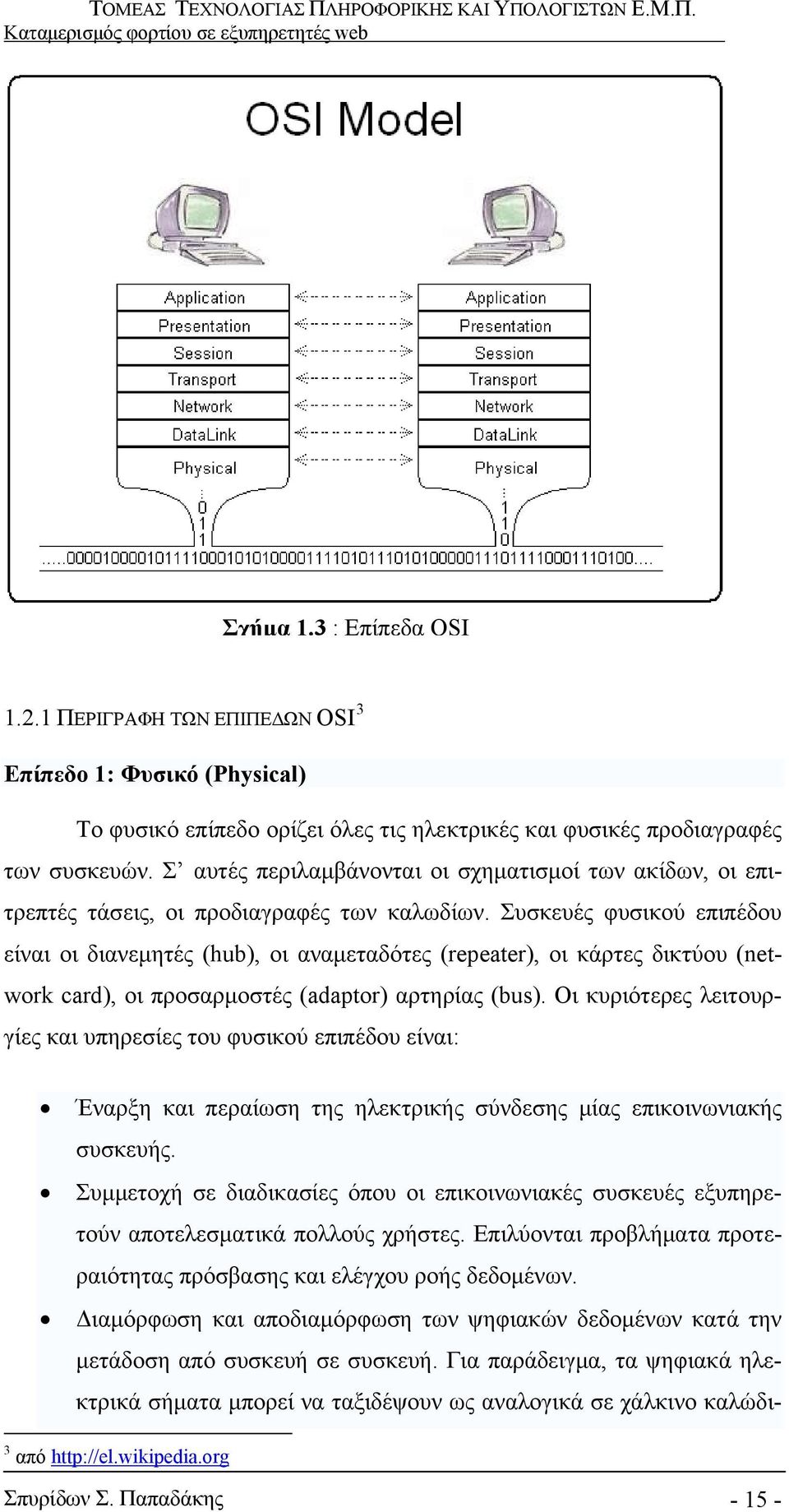 Συσκευές φυσικού επιπέδου τρεπτές είναι οι διανεμητές (hub), οι αναμεταδότες (repeater), οι κάρτες δικτύου (network card), οι προσαρμοστές (adaptor) αρτηρίας (bus).