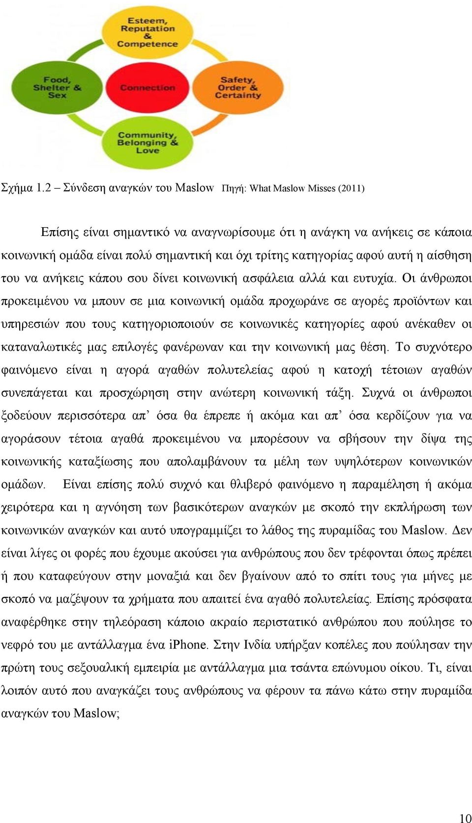 αφού αυτή η αίσθηση του να ανήκεις κάπου σου δίνει κοινωνική ασφάλεια αλλά και ευτυχία.